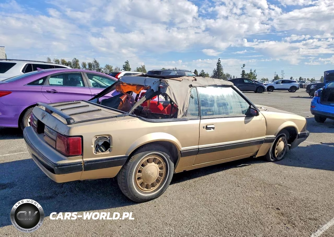 1987 Ford Mustang Lx VIN:1FABP44A0HF226360 - 3