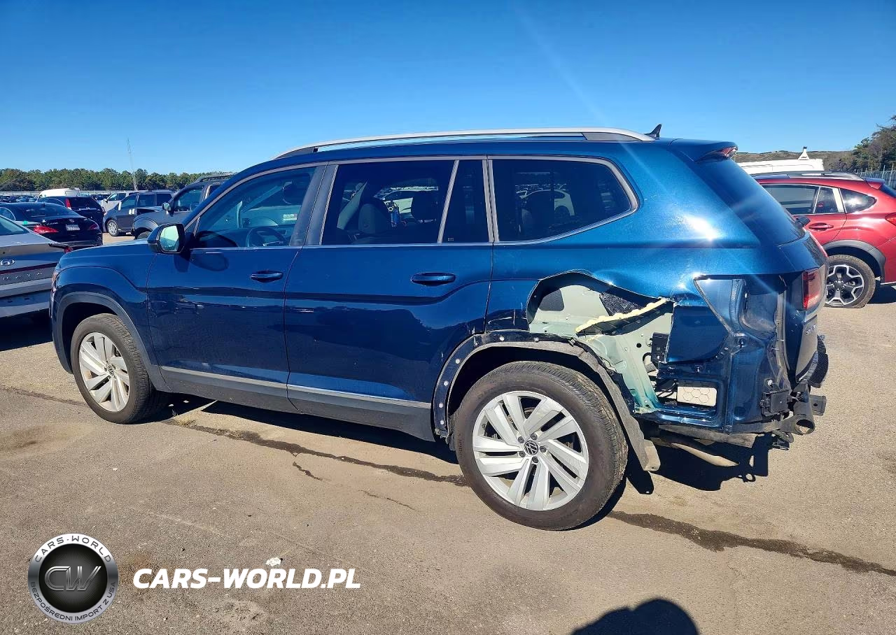 2021 Volkswagen Atlas Sel VIN:1V2BR2CA4MC533163 - 2