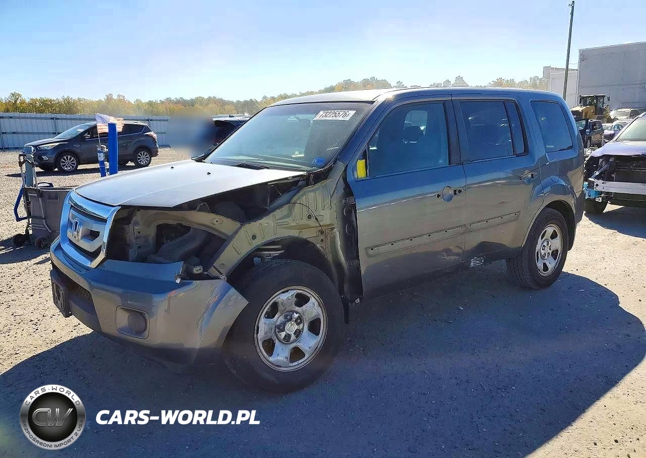 2011 Honda Pilot Lx VIN:5FNYF3H24BB058058 - 1