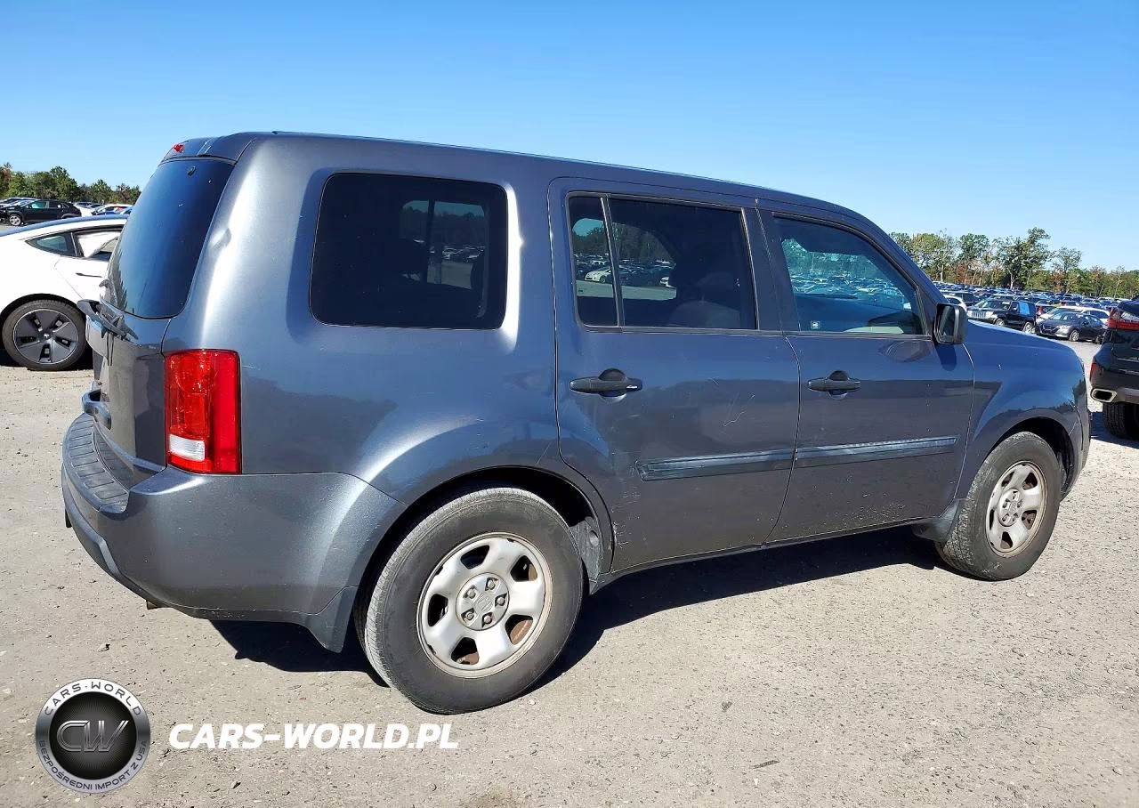 2011 Honda Pilot Lx VIN:5FNYF3H24BB058058 - 3