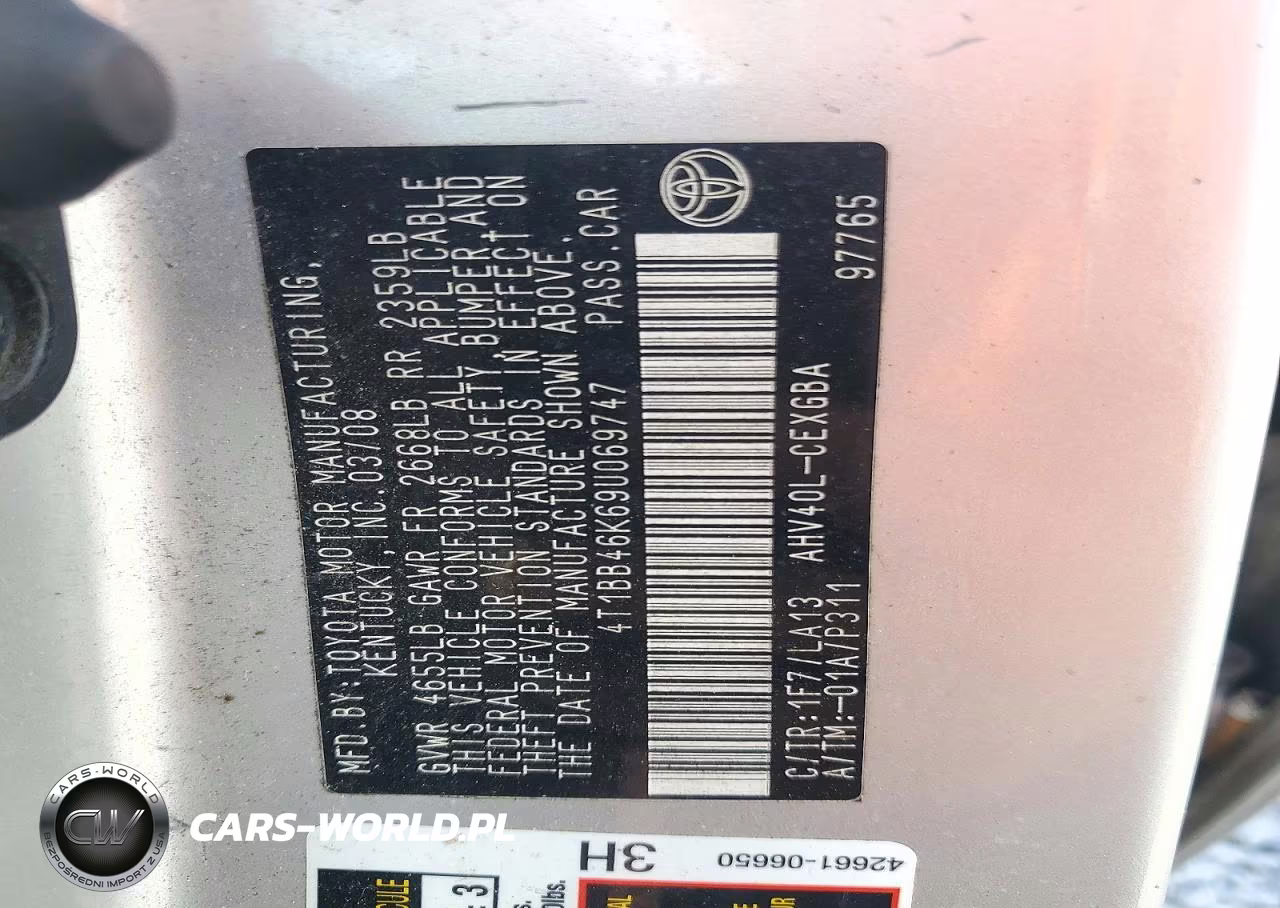 2009 Toyota Camry Hybrid VIN:4T1BB46K69U069747 - 12