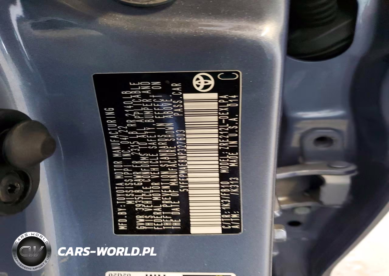 2022 Toyota Corolla Le VIN:5YFEPMAE8NP327603 - 12