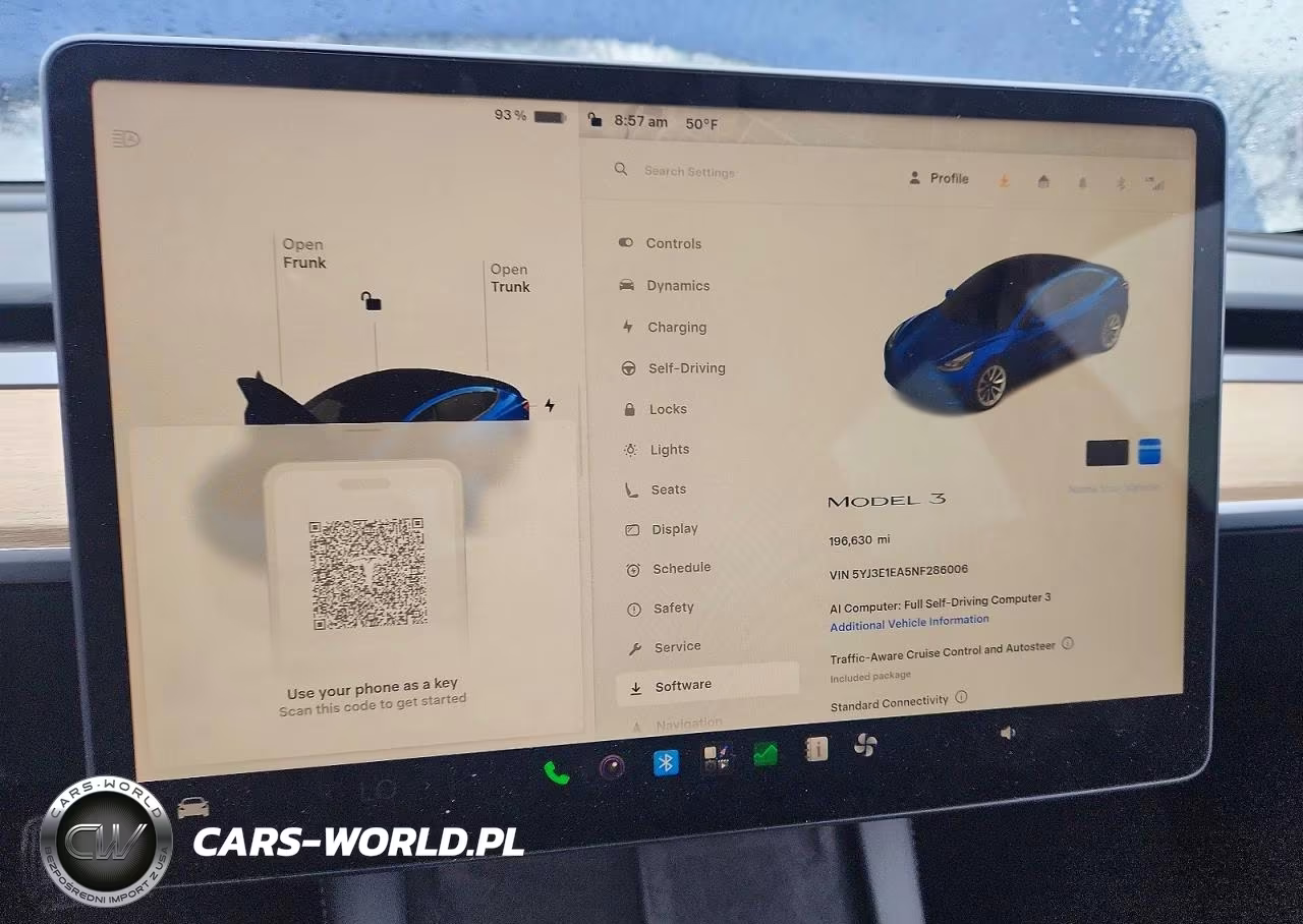 2022 Tesla Model 3 VIN:5YJ3E1EA5NF286006 - 9