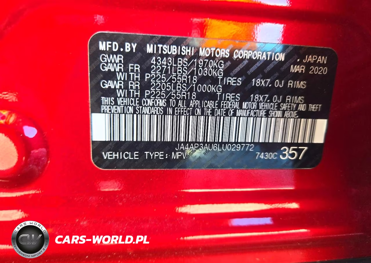 2020 Mitsubishi Outlander Sport Es VIN:JA4AP3AU6LU029772 - 14