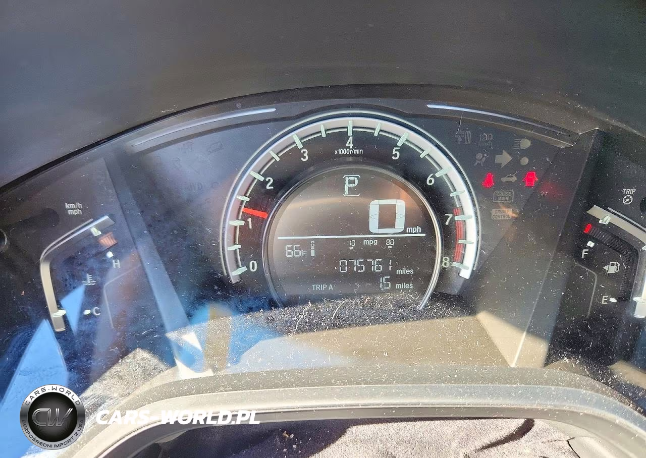2019 Honda Cr-V Lx VIN:2HKRW6H33KH202313 - 9