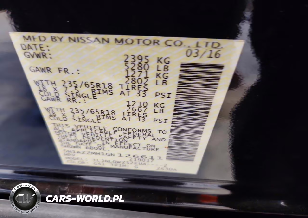 2016 Nissan Murano Sv VIN:5N1AZ2MH1GN126611 - 13