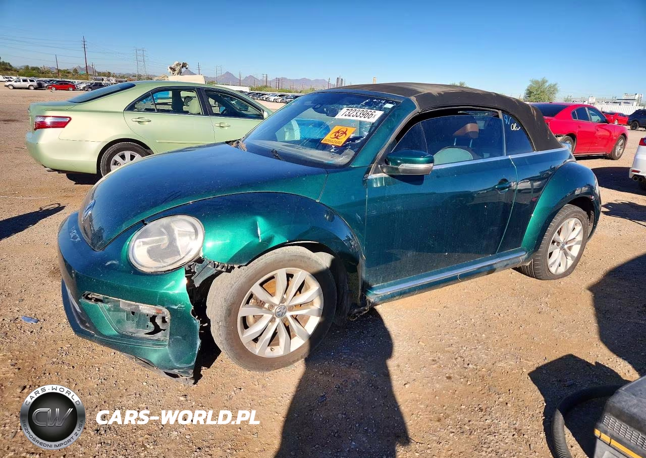 2017 Volkswagen Beetle S-Se VIN:3VW517AT2HM824608 - 1