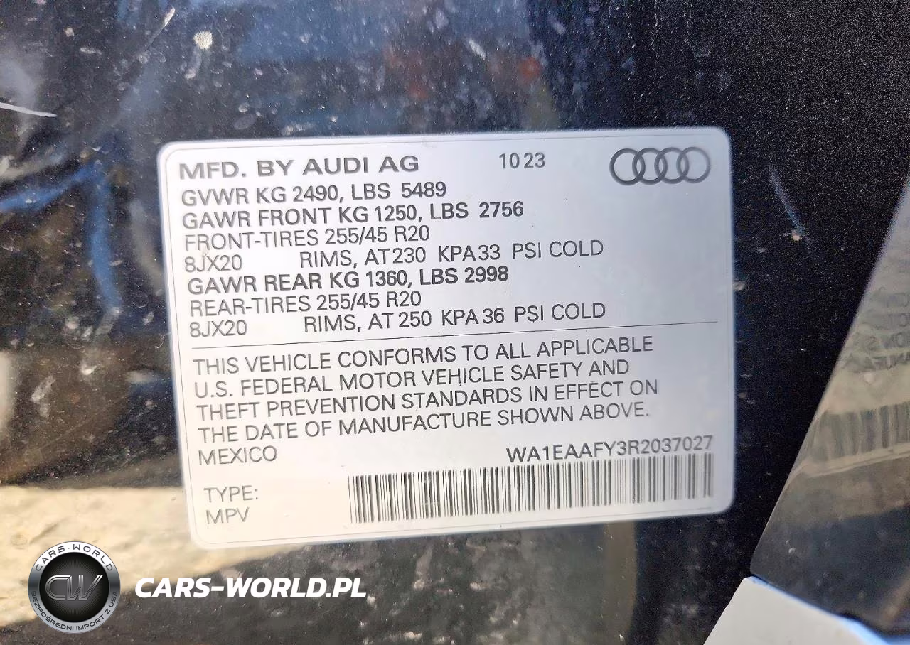 2024 Audi Q5 Premium Plus 45 VIN:WA1EAAFY3R2037027 - 13