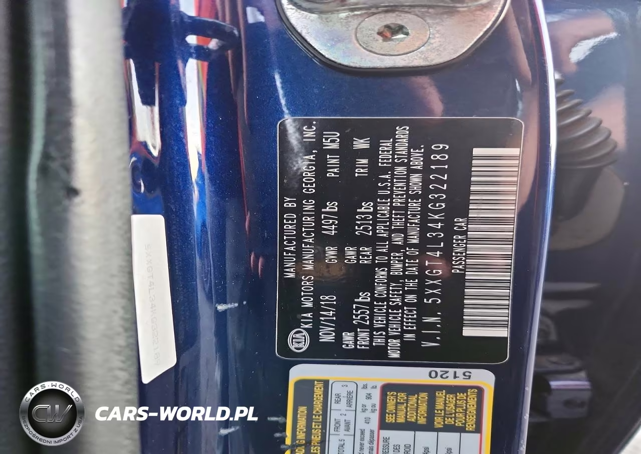 2019 Kia Optima Lx VIN:5XXGT4L34KG322189 - 12
