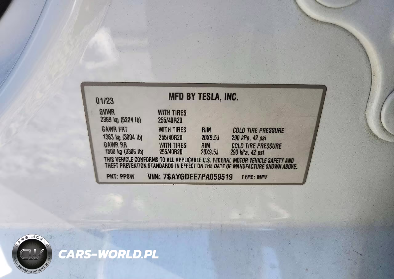 2023 Tesla Model Y VIN:7SAYGDEE7PA059519 - 12