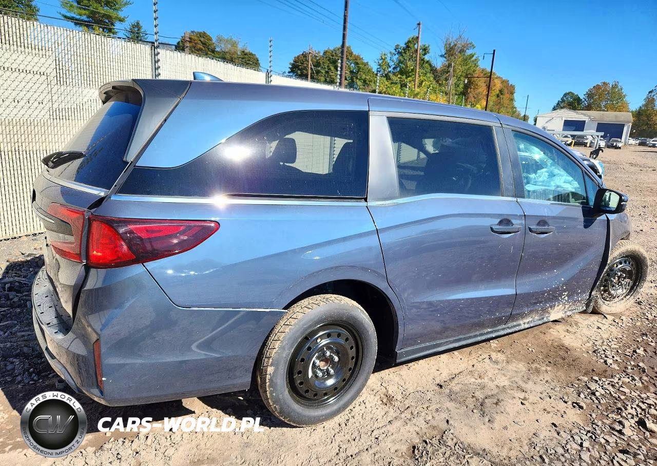 2025 Honda Odyssey Exl VIN:5FNRL6H62SB023939 - 3