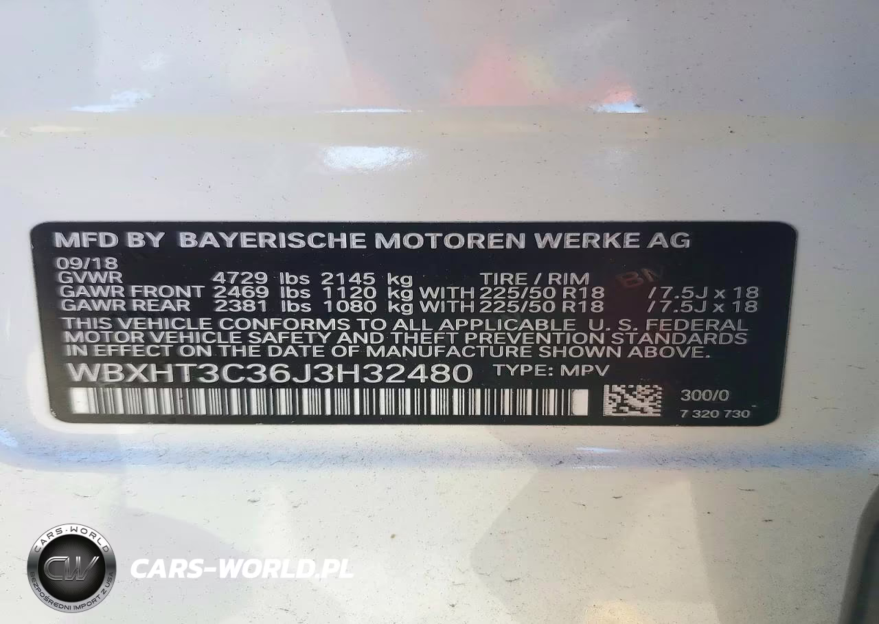 2018 BMW X1 xDrive28I VIN:WBXHT3C36J3H32480 - 13