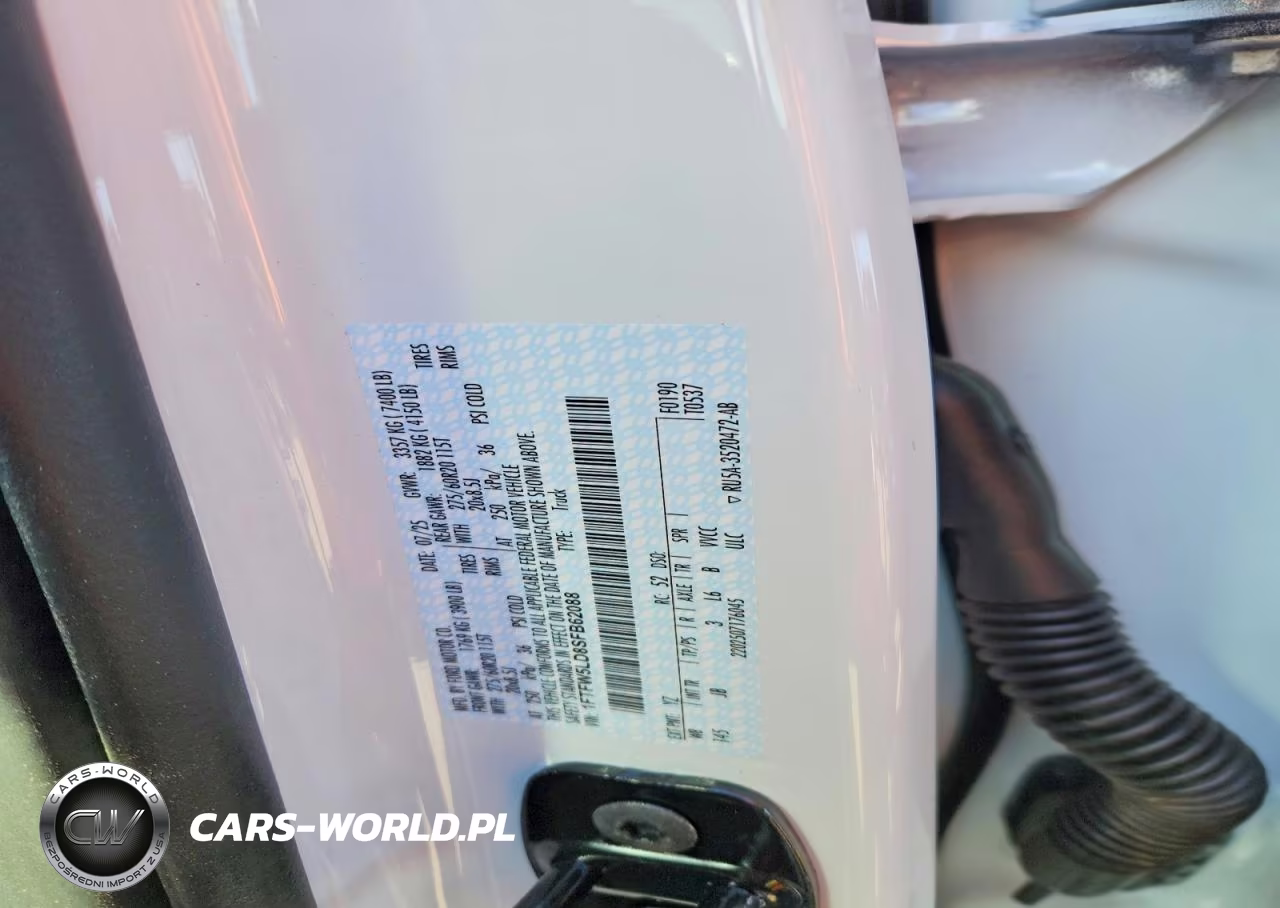 2025 Ford F150 Lariat VIN:1FTFW5LD8SFB62088 - 12