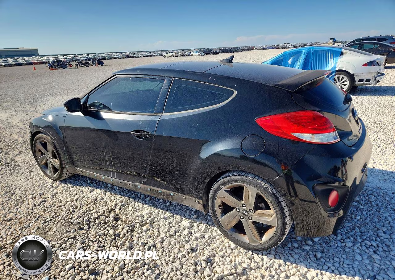 2014 Hyundai Veloster Turbo VIN:KMHTC6AE2EU210158 - 2