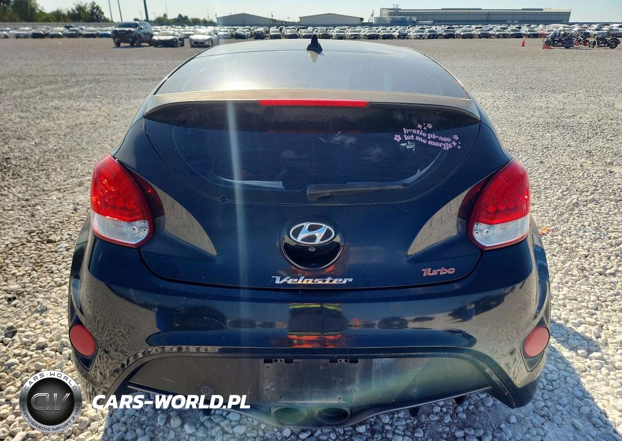 2014 Hyundai Veloster Turbo VIN:KMHTC6AE2EU210158 - 6
