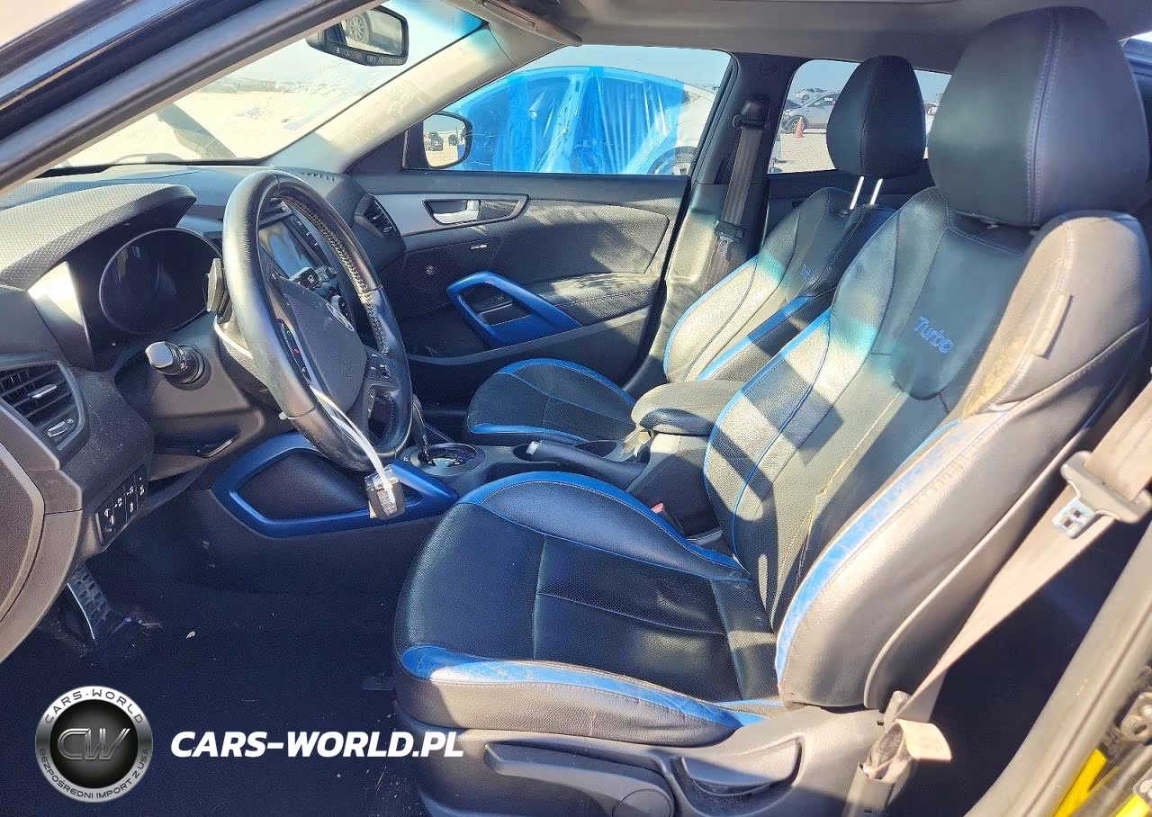 2014 Hyundai Veloster Turbo VIN:KMHTC6AE2EU210158 - 7