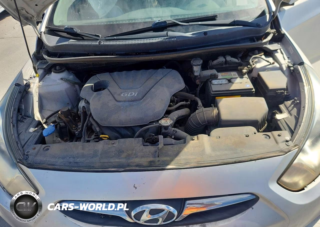 2013 Hyundai Accent Gls VIN:KMHCU4AE8DU441663 - 11