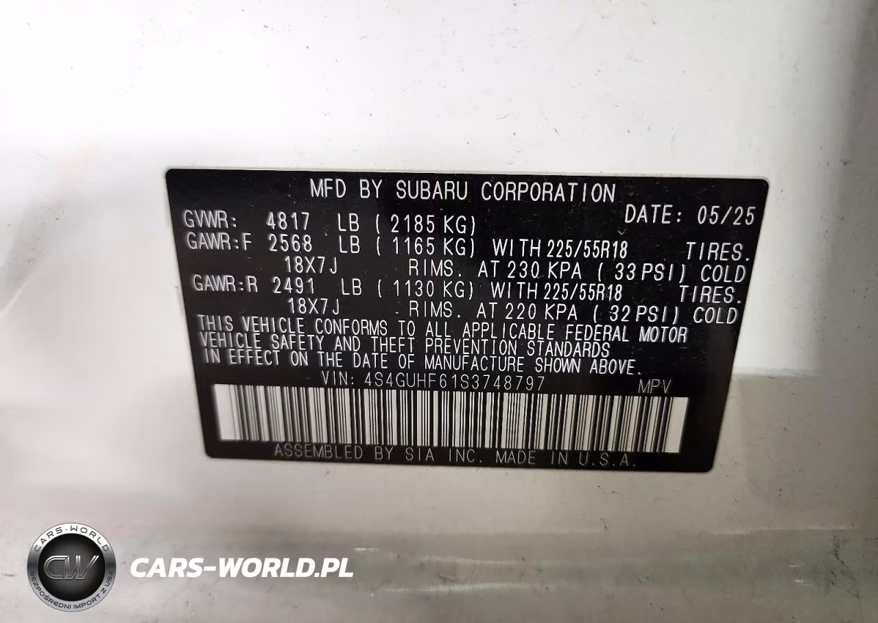 2025 Subaru Crosstrek Sport VIN:4S4GUHF61S3748797 - 12