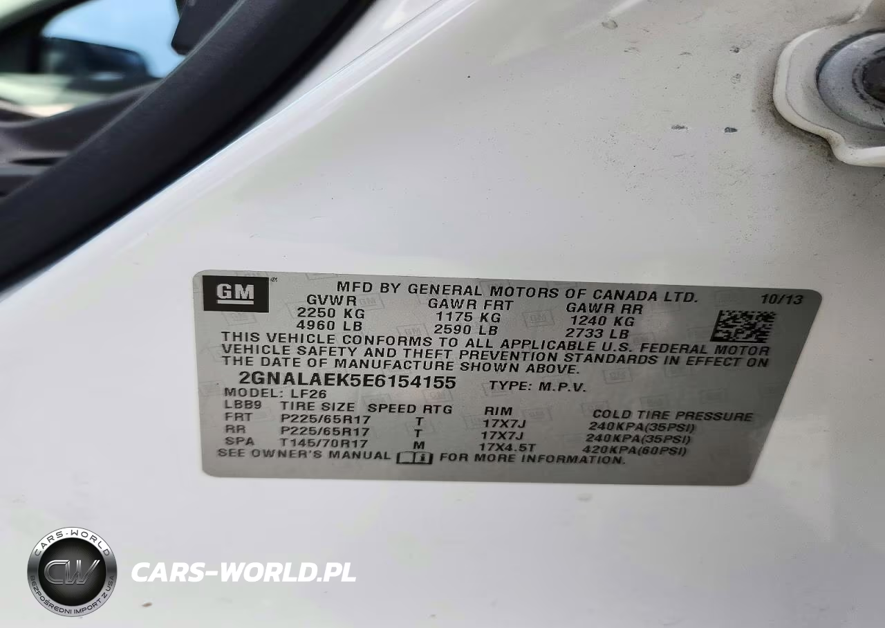 2014 Chevrolet Equinox Ls VIN:2GNALAEK5E6154155 - 13