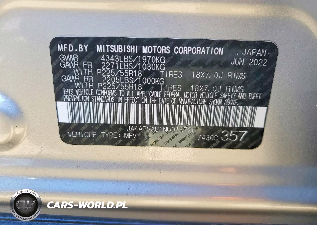 2022 Mitsubishi Outlander Sport Se VIN:JA4APVAU1NU016720 - 13