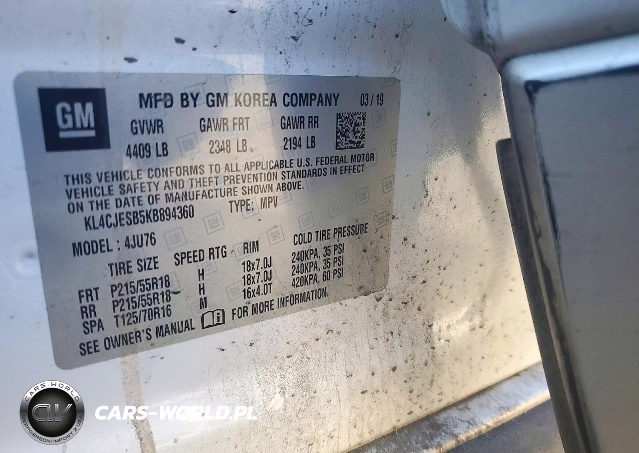 2019 Buick Encore Preferred VIN:KL4CJESB5KB894360 - 13