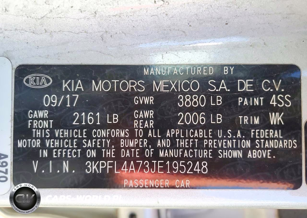2018 Kia Forte Lx VIN:3KPFL4A73JE195248 - 12