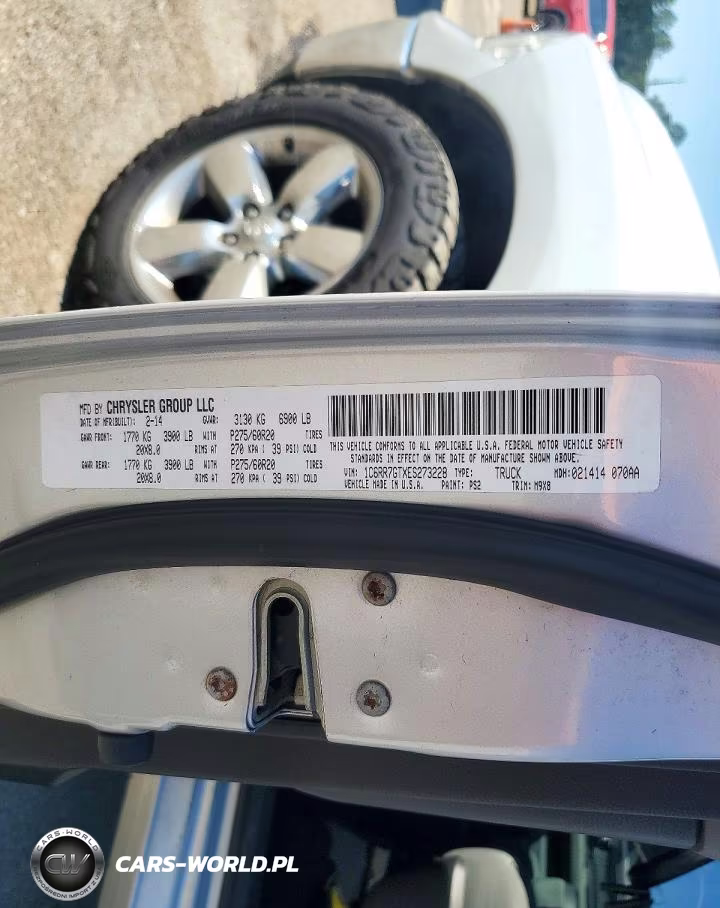 2014 Ram 1500 Slt VIN:1C6RR7GTXES273228 - 12