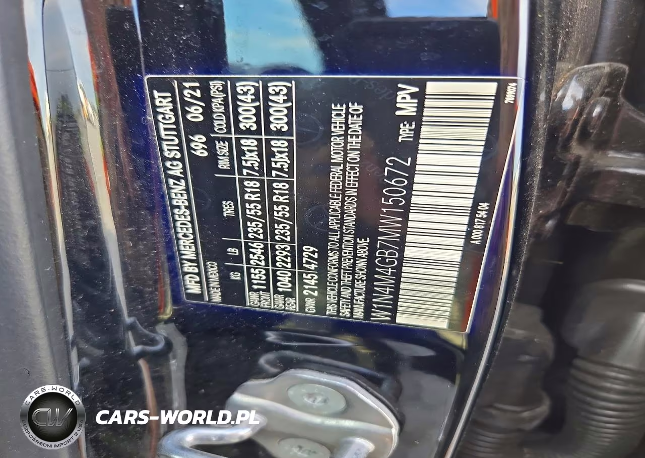 2021 Mercedes-Benz Glb 250 VIN:W1N4M4GB7MW150672 - 13