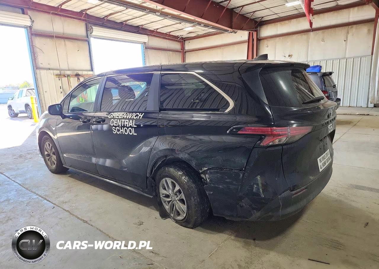 2022 Toyota Sienna Le VIN:5TDKRKEC9NS129405 - 2