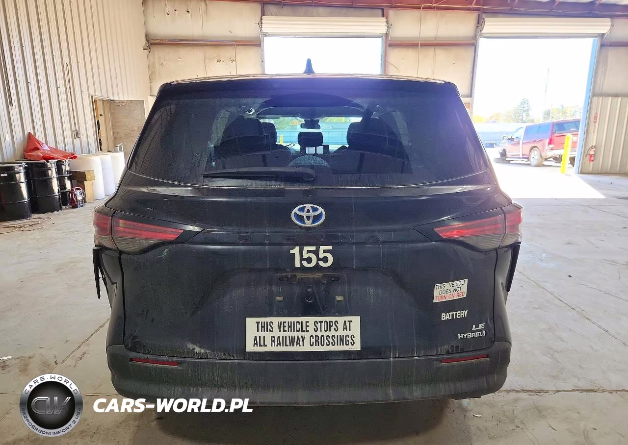 2022 Toyota Sienna Le VIN:5TDKRKEC9NS129405 - 6