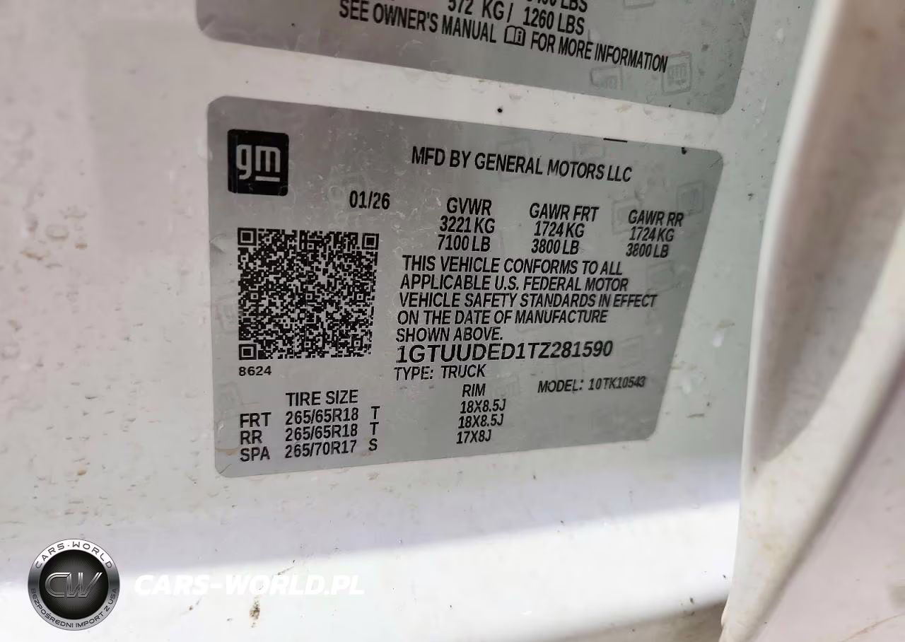 2026 GMC Sierra K1500 Slt VIN:1GTUUDED1TZ281590 - 13