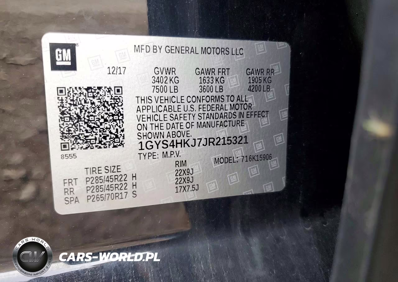 2018 Cadillac Escalade Esv Luxury VIN:1GYS4HKJ7JR215321 - 13