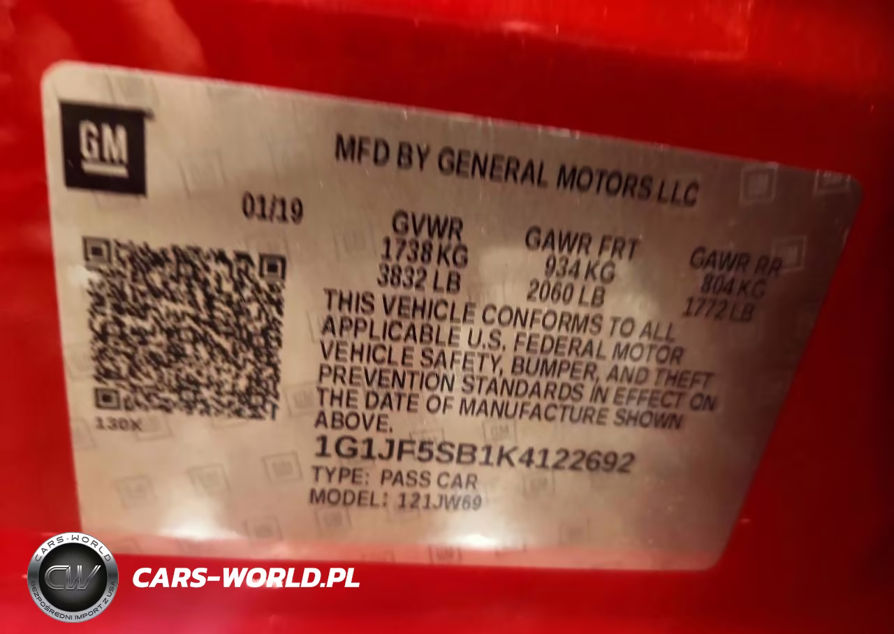 2019 Chevrolet Sonic Premier VIN:1G1JF5SB1K4122692 - 12