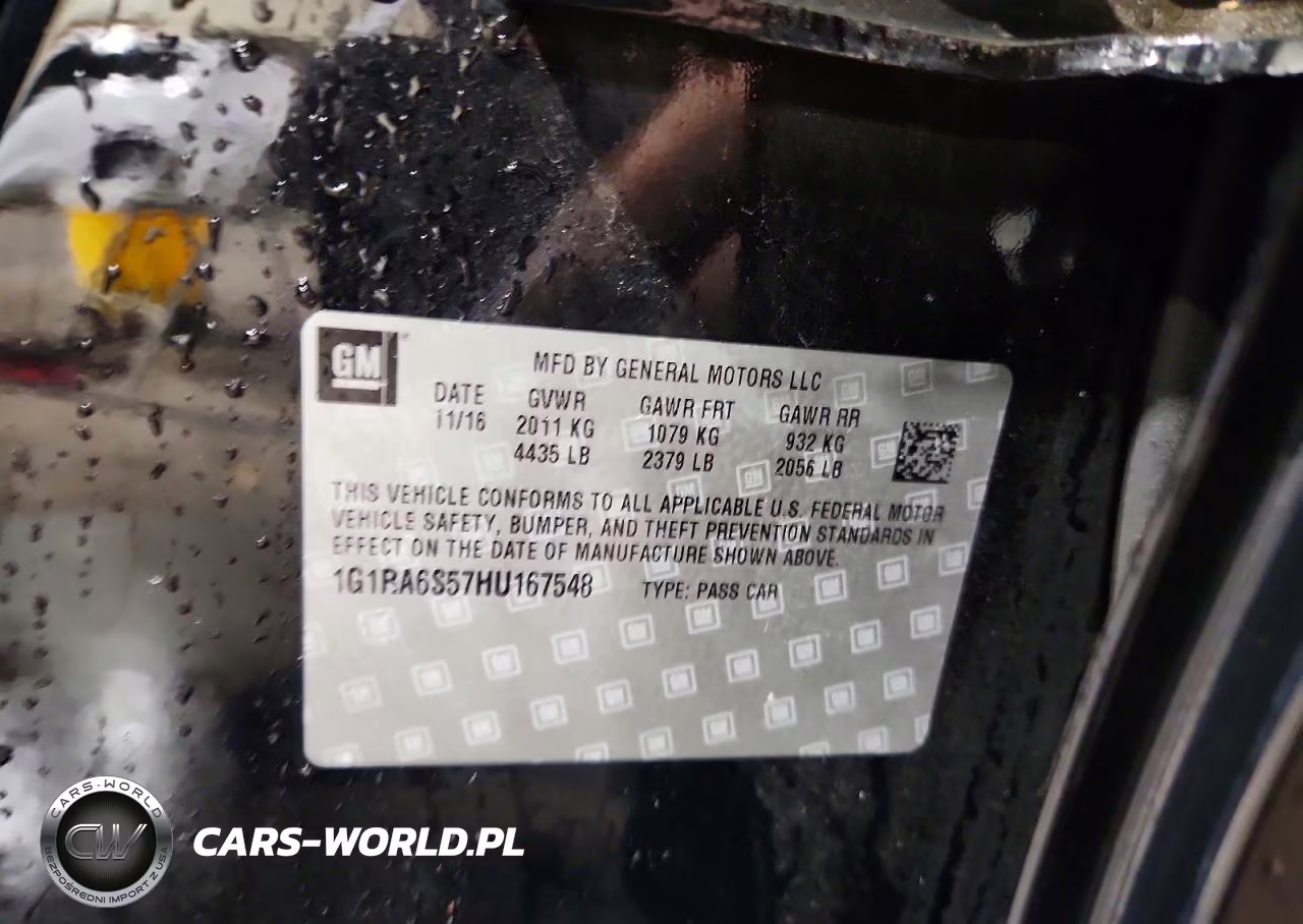 2017 Chevrolet Volt Lt VIN:1G1RA6S57HU167548 - 12