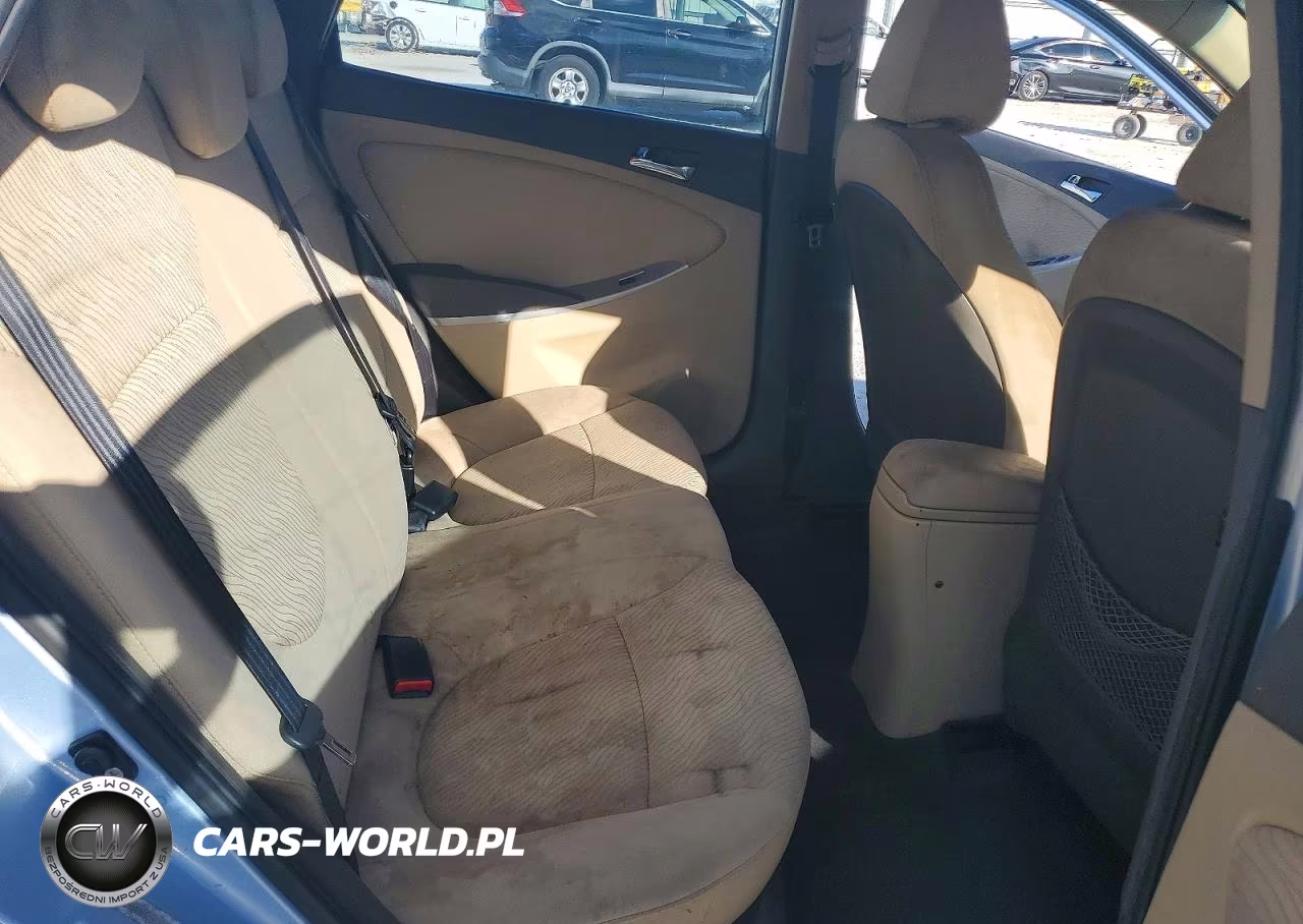 2012 Hyundai Accent Gls VIN:KMHCU4AE3CU132505 - 10