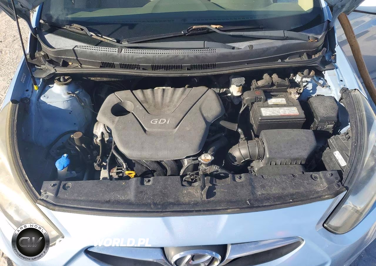 2012 Hyundai Accent Gls VIN:KMHCU4AE3CU132505 - 11