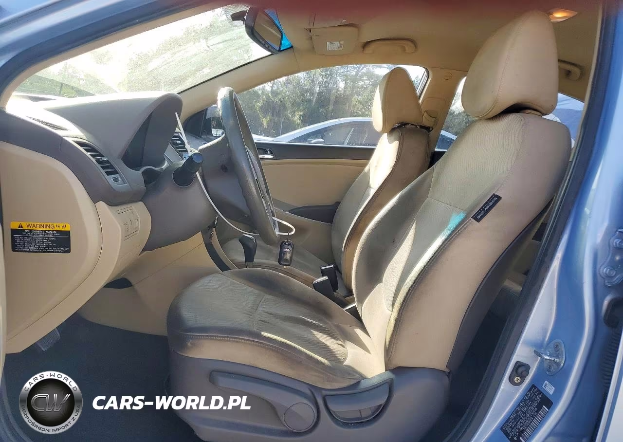 2012 Hyundai Accent Gls VIN:KMHCU4AE3CU132505 - 7