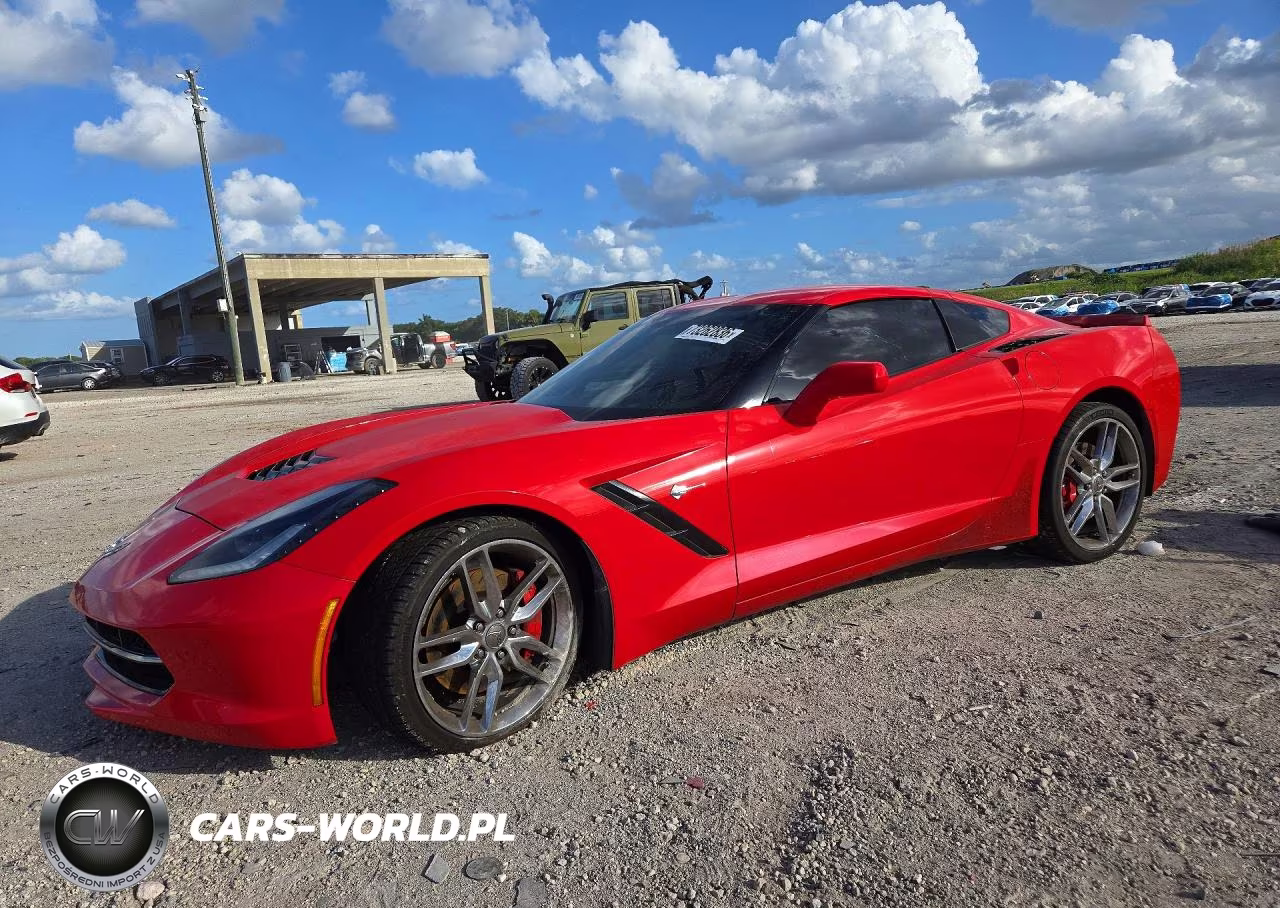 2014 Chevrolet Corvette Stingray Z51 2Lt VIN:1G1YK2D79E5114260 - 1