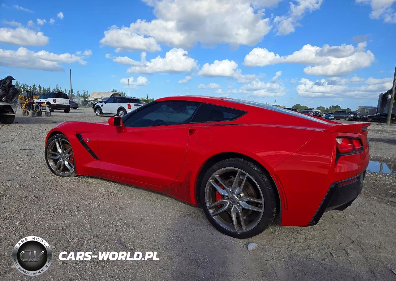 2014 Chevrolet Corvette Stingray Z51 2Lt VIN:1G1YK2D79E5114260 - 2