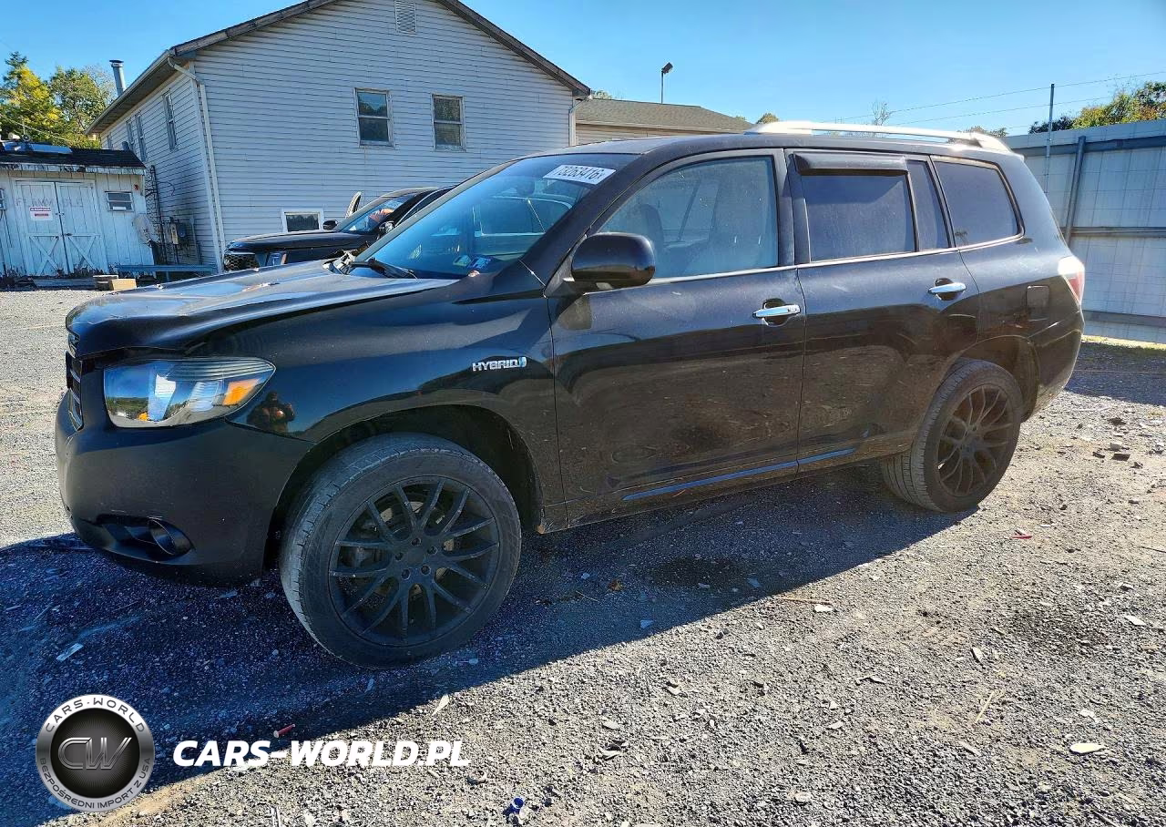 2009 Toyota Highlander Hybrid Limited VIN:JTEEW44A392034798 - 1