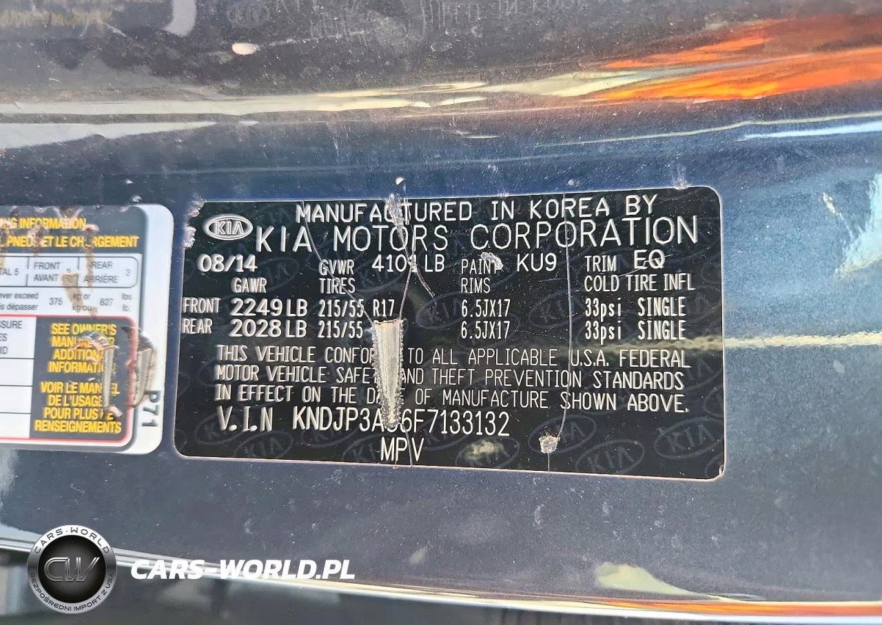 2015 Kia Soul + VIN:KNDJP3A56F7133132 - 12