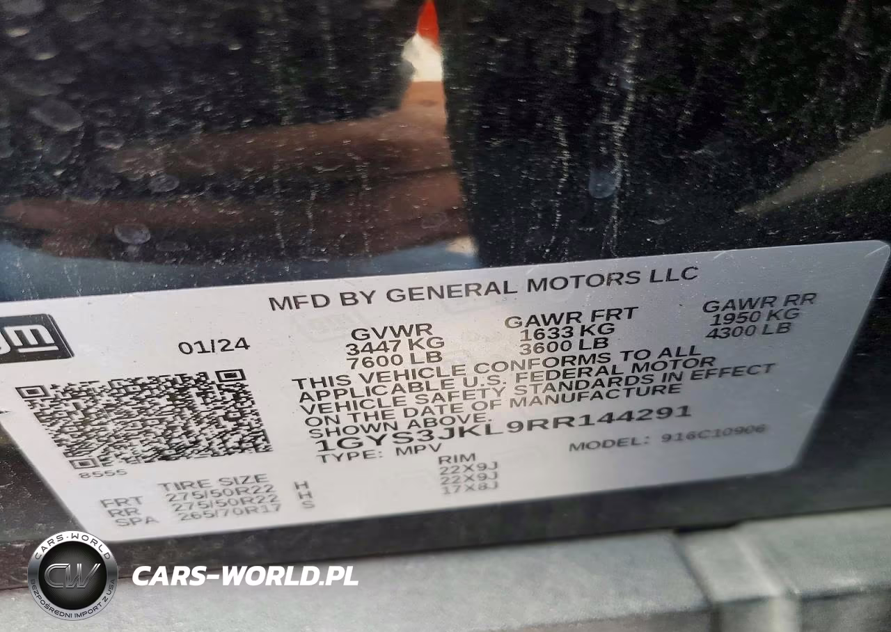 2024 Cadillac Escalade Esv Luxury VIN:1GYS3JKL9RR144291 - 13