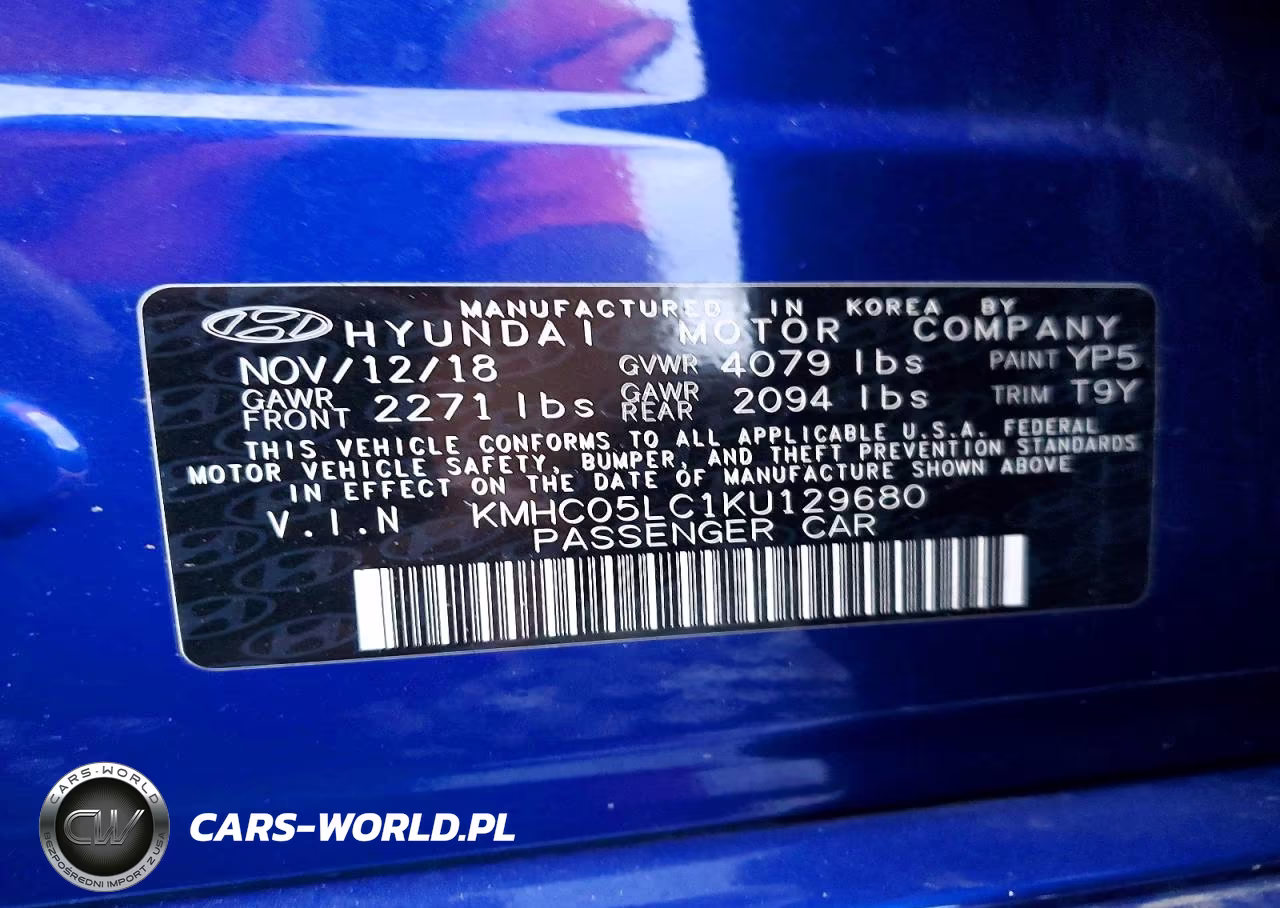2019 Hyundai Ioniq Limited VIN:KMHC05LC1KU129680 - 12
