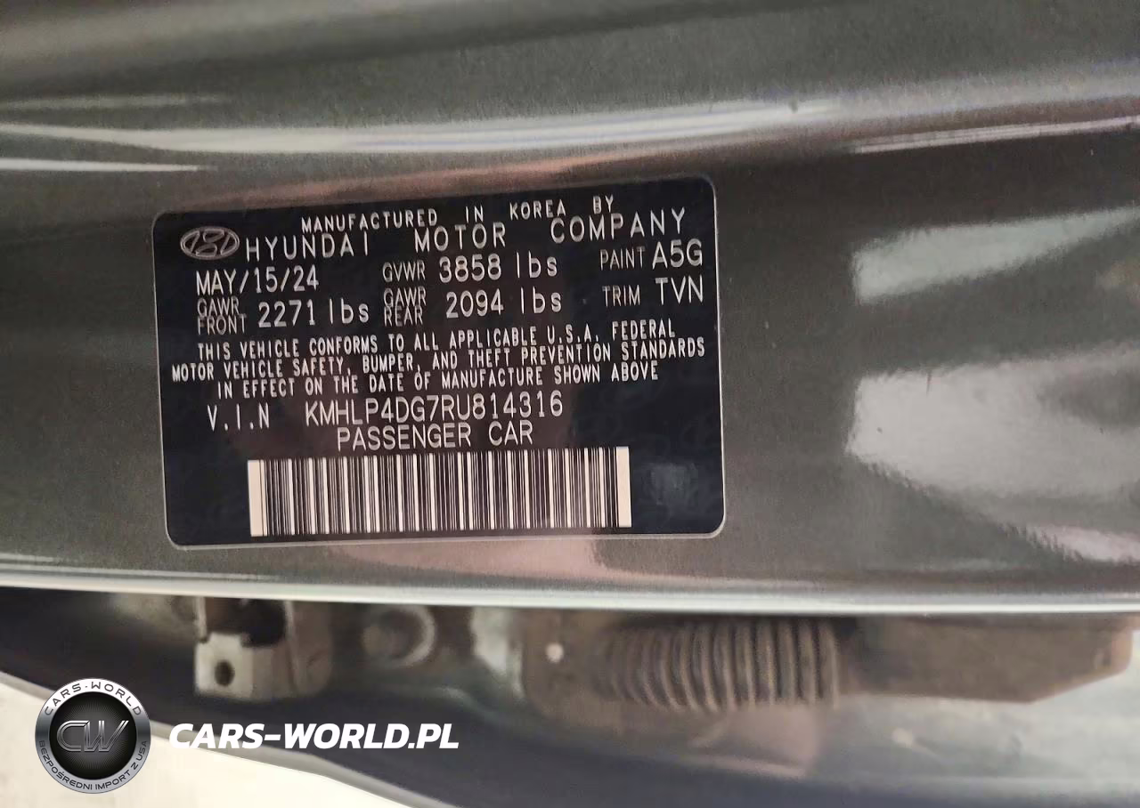 2024 Hyundai Elantra Limited VIN:KMHLP4DG7RU814316 - 12