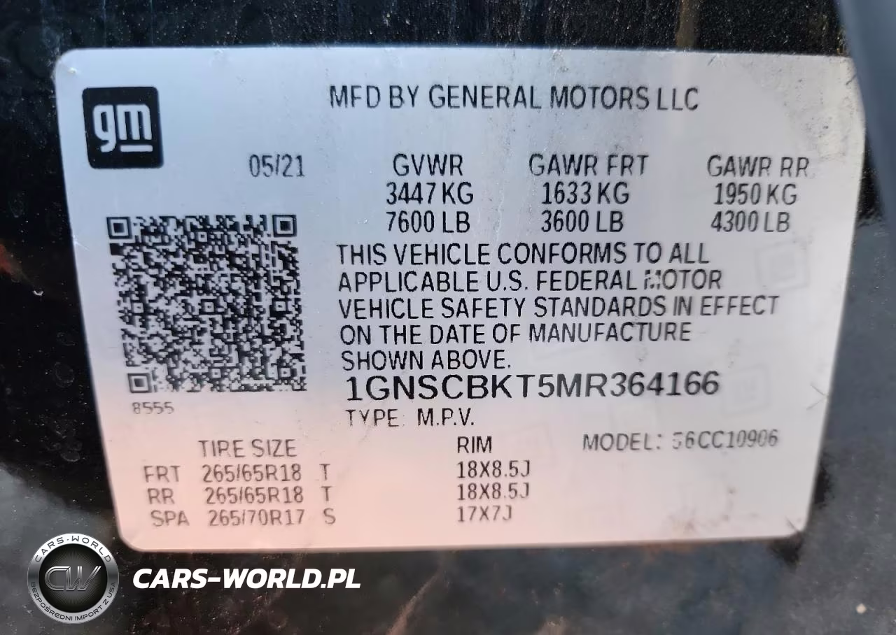 2021 Chevrolet Suburban C1500 Ls VIN:1GNSCBKT5MR364166 - 13