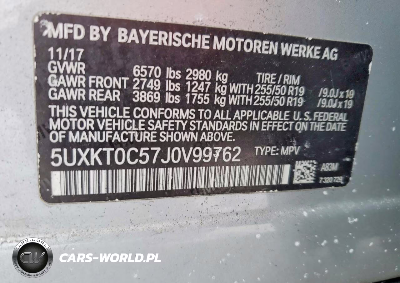 2018 BMW X5 Xdr40E VIN:5UXKT0C57J0V99762 - 13