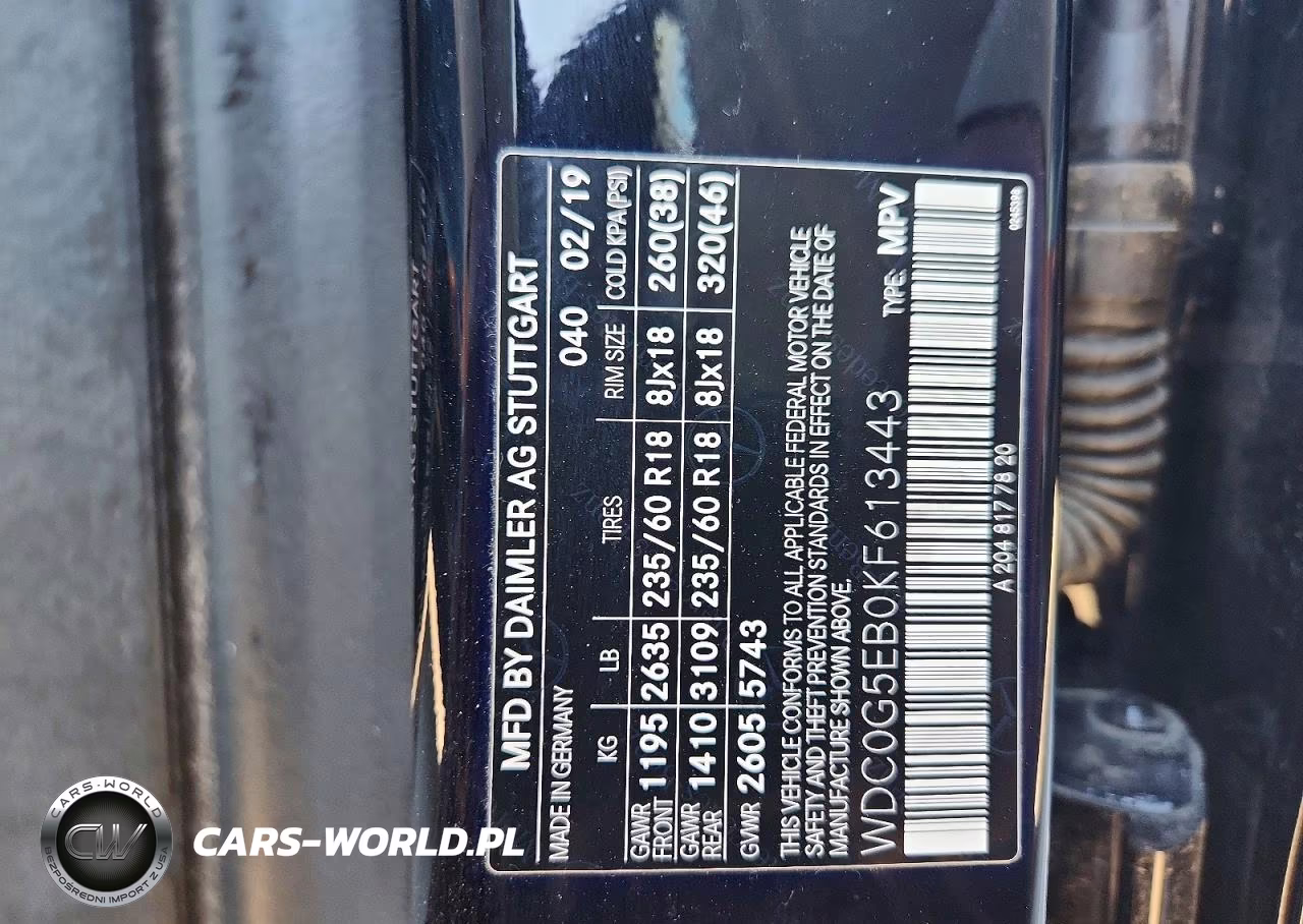 2019 Mercedes-Benz Glc 350E VIN:WDC0G5EB0KF613443 - 13