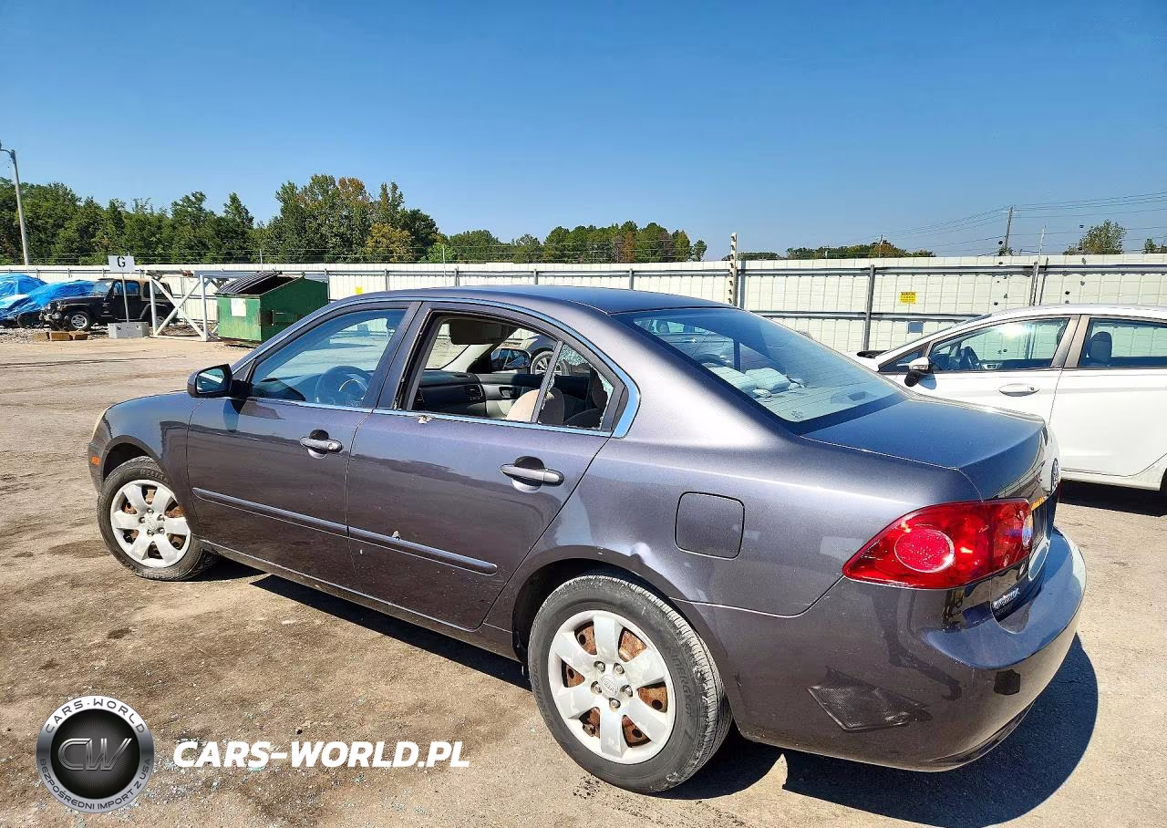 2007 Kia Optima Lx VIN:KNAGE123675118142 - 2