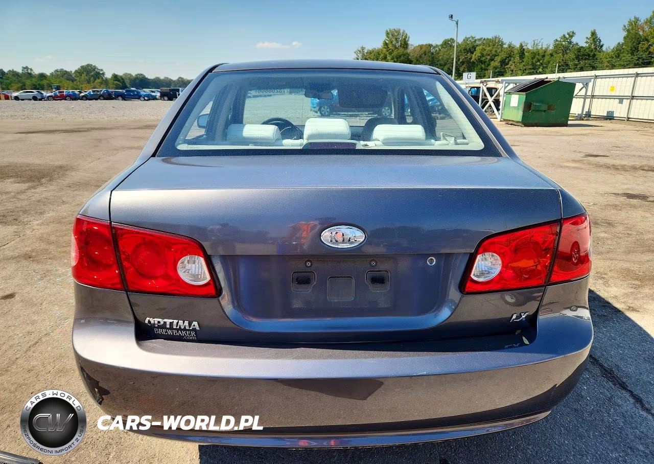 2007 Kia Optima Lx VIN:KNAGE123675118142 - 6