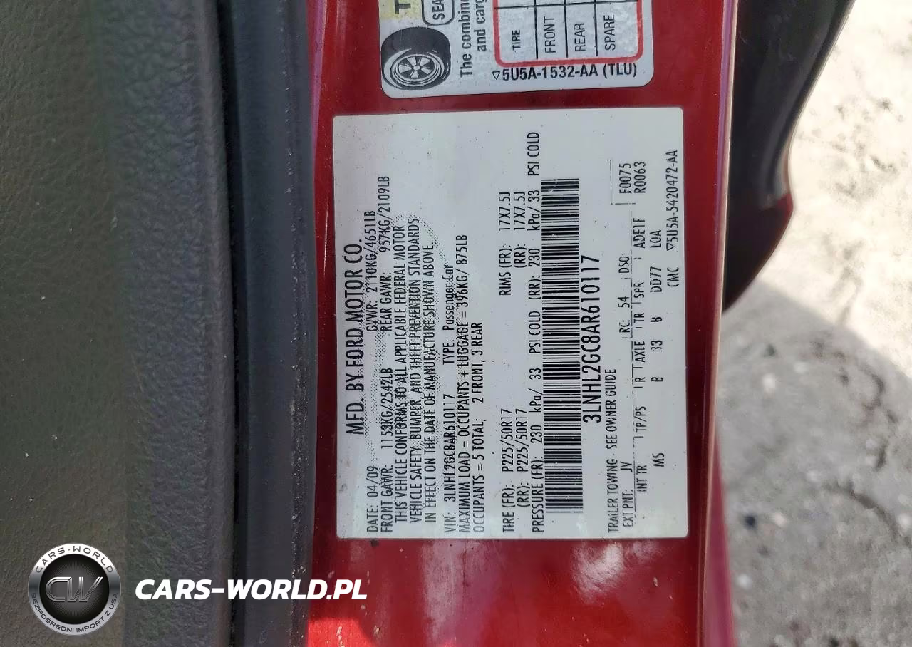 2010 Lincoln Mkz VIN:3LNHL2GC8AR610117 - 13